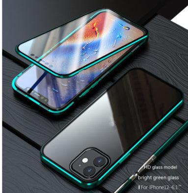 Double - sided Magnetic King 14 Phone Case Peep - proof Glass For iPhone 13, 14, 15 - MyMobile