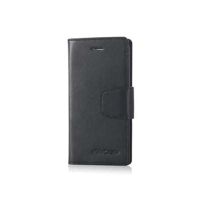 Mycase Leather Wallet J7 Pro 2018 Black - MyMobile