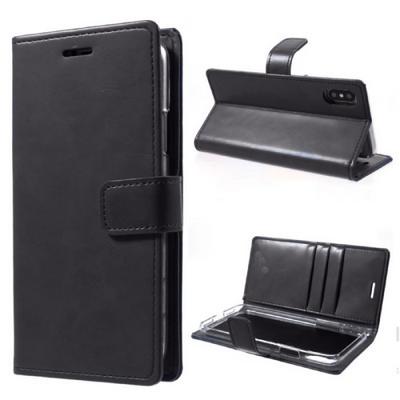 Mycase Leather Folder Samsung A22 5g- Black