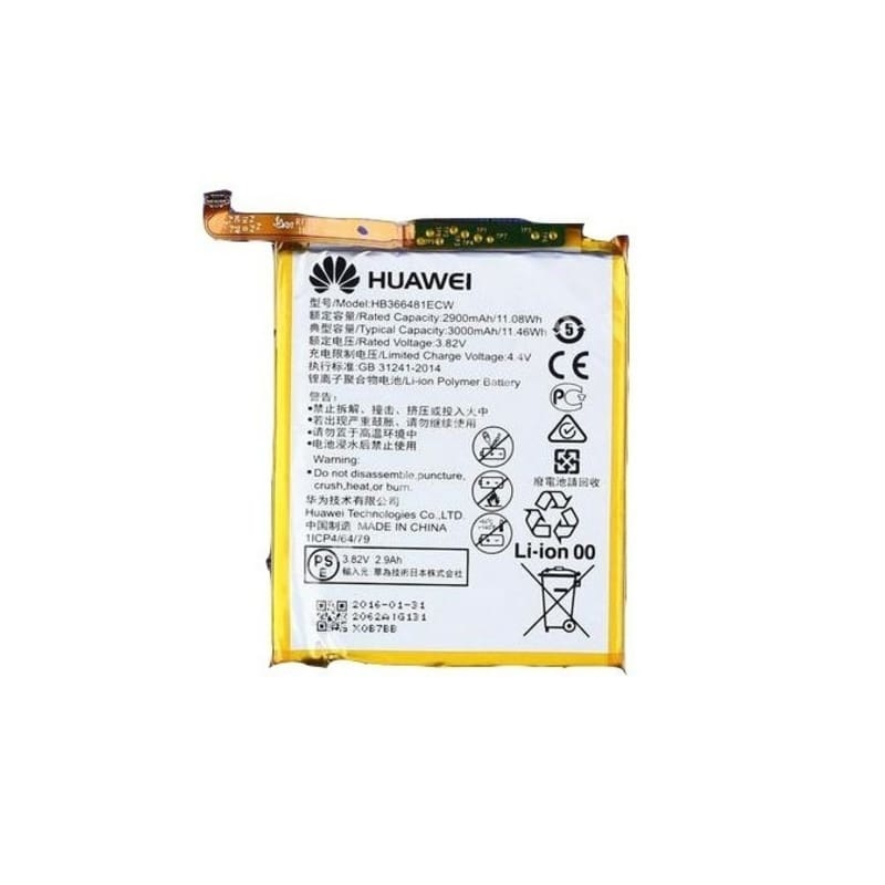 Huawei Honor 8 P10 Lite P8 Lite (2017) P9 P9 Lite Replacement Battery HB366481ECW 2900mAh 24022157 (Service Pack) - MyMobile