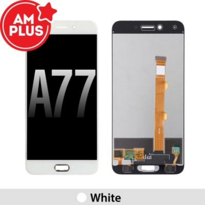 AMPLUS LCD Screen Digitizer Replacement for OPPO A77-White