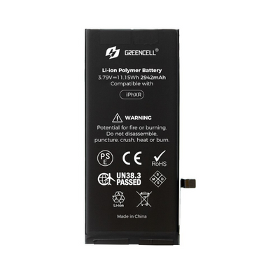 Greencell (2942mAh) iPhone XR Replacement Battery with Adhesive Strips (Original chip best quality in the market ) - MyMobile