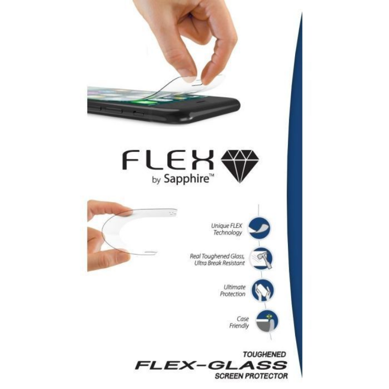 Sapphire Tempered Glass Screen Protector - Flex - Samsung S22