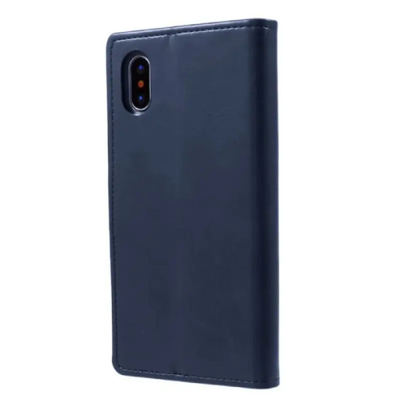 Mycase Leather Folder Iphone Xr 6.1 - Blue - MyMobile