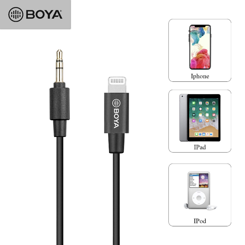 BOYA BY-K1 Audio Adapter - MyMobile