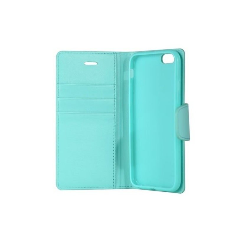 Mycase Leather Wallet Samsung J1 2016 Emerald