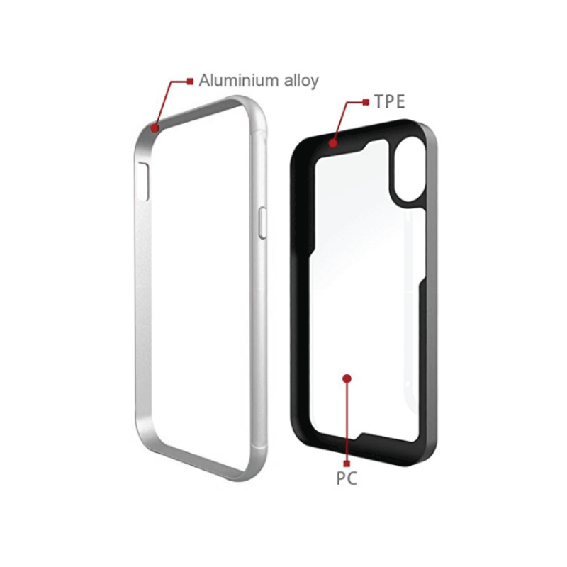 Pure Adventure Metal Case Iphone Plus 8 / 7 / 6 - Silver - MyMobile