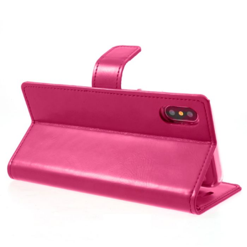 Mycase Leather Folder Iphone Xs Max 6.5 - Pink - MyMobile