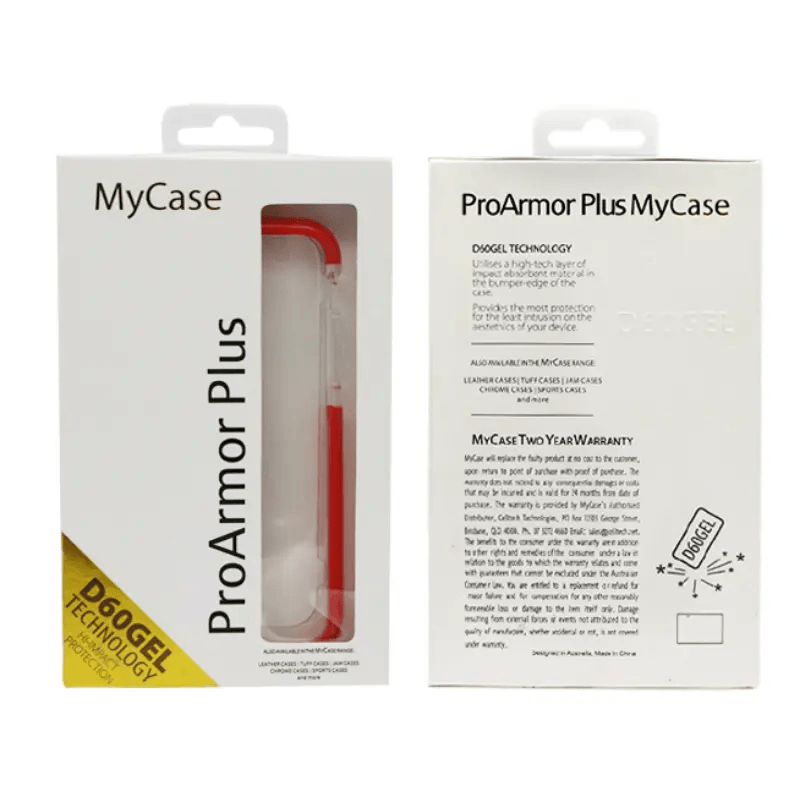 Mycase Pro Armor Plus D60gel - Samsung S9+ Red - MyMobile