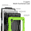 Pure Guardian 2 Case Samsung Tab A8 10.5 2021 - Green With Strap And In-build Screen Guard