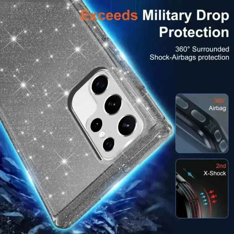 Pure Sparkle Samsung Galaxy S22 Ultra Black