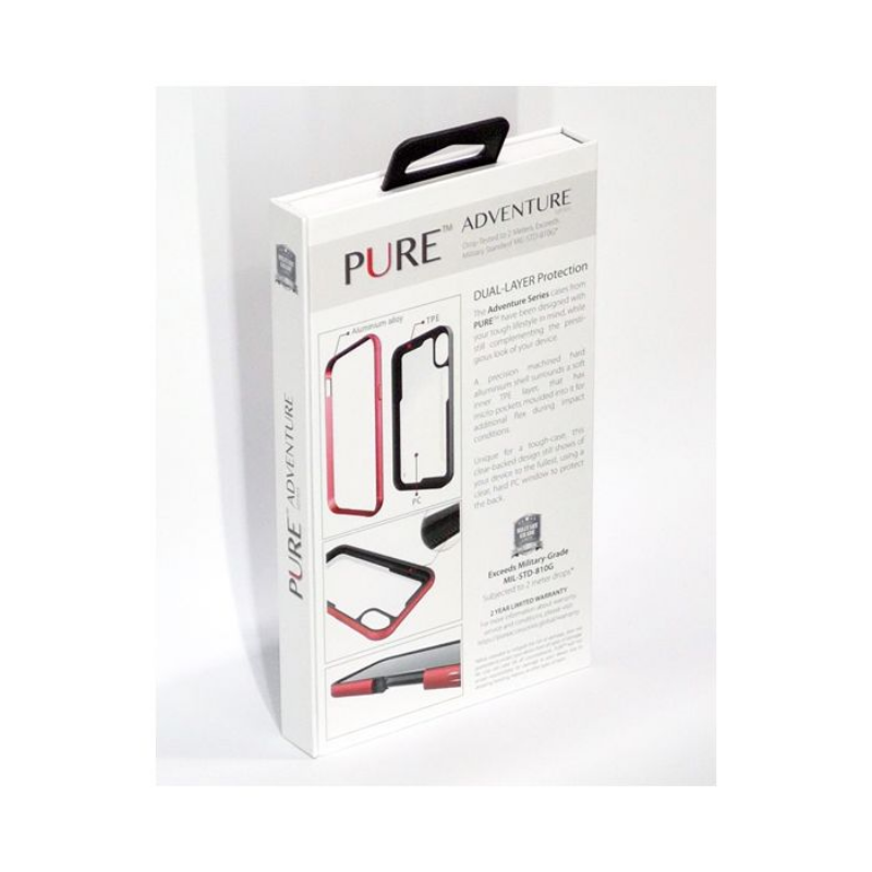 Pure Adventure Metal Case Iphone Plus 8 / 7 / 6 - Red - MyMobile
