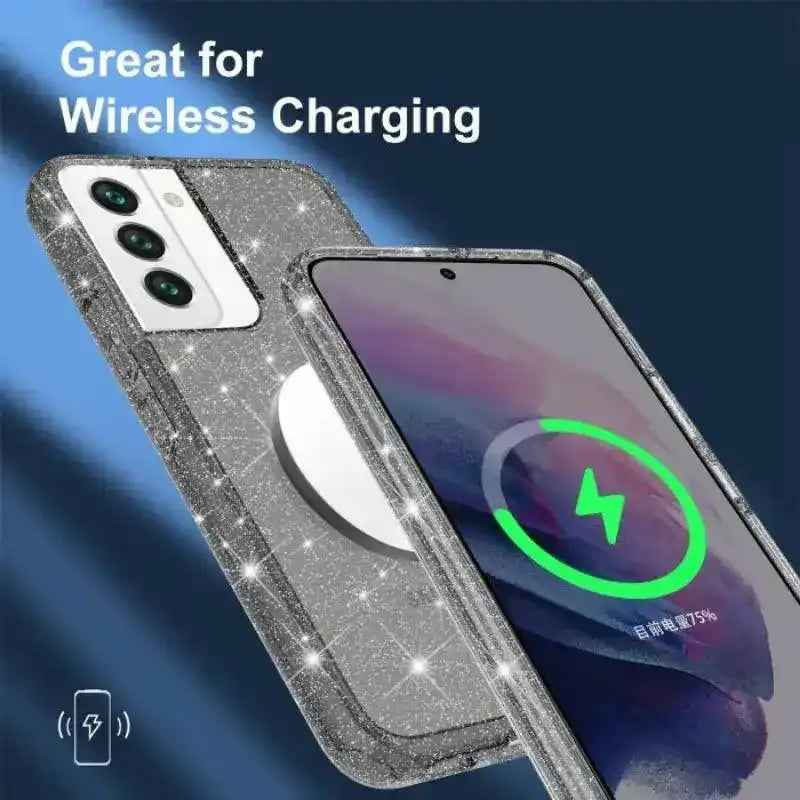 Pure Sparkle Samsung Galaxy S22 - Black