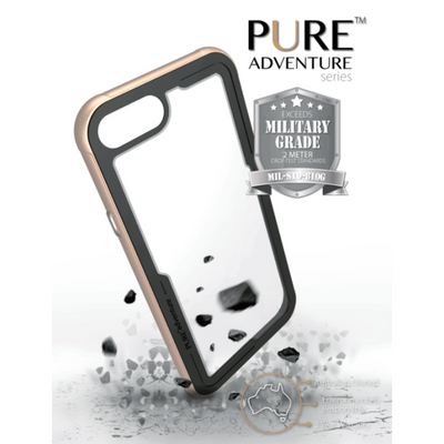 Pure Adventure Metal Case Iphone Plus 8 / 7 / 6 - Gold