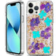 Dried Flower Bling Foil Case Cover For Iphone 14 Pro Max