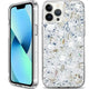 Dried Flower Bling Foil Case Cover For Iphone 14 Pro Max