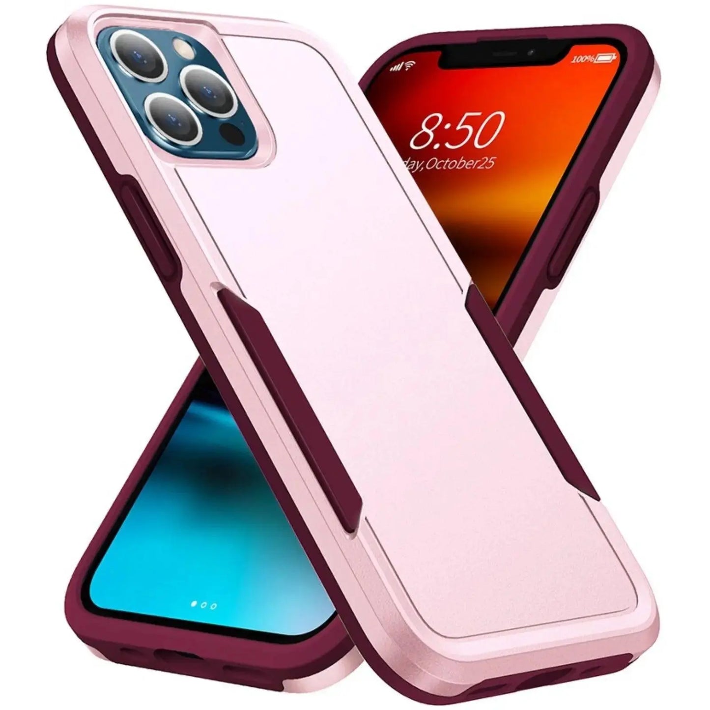 Dual Layer Shockproof Case Cover For Iphone 14 Pro - MyMobile