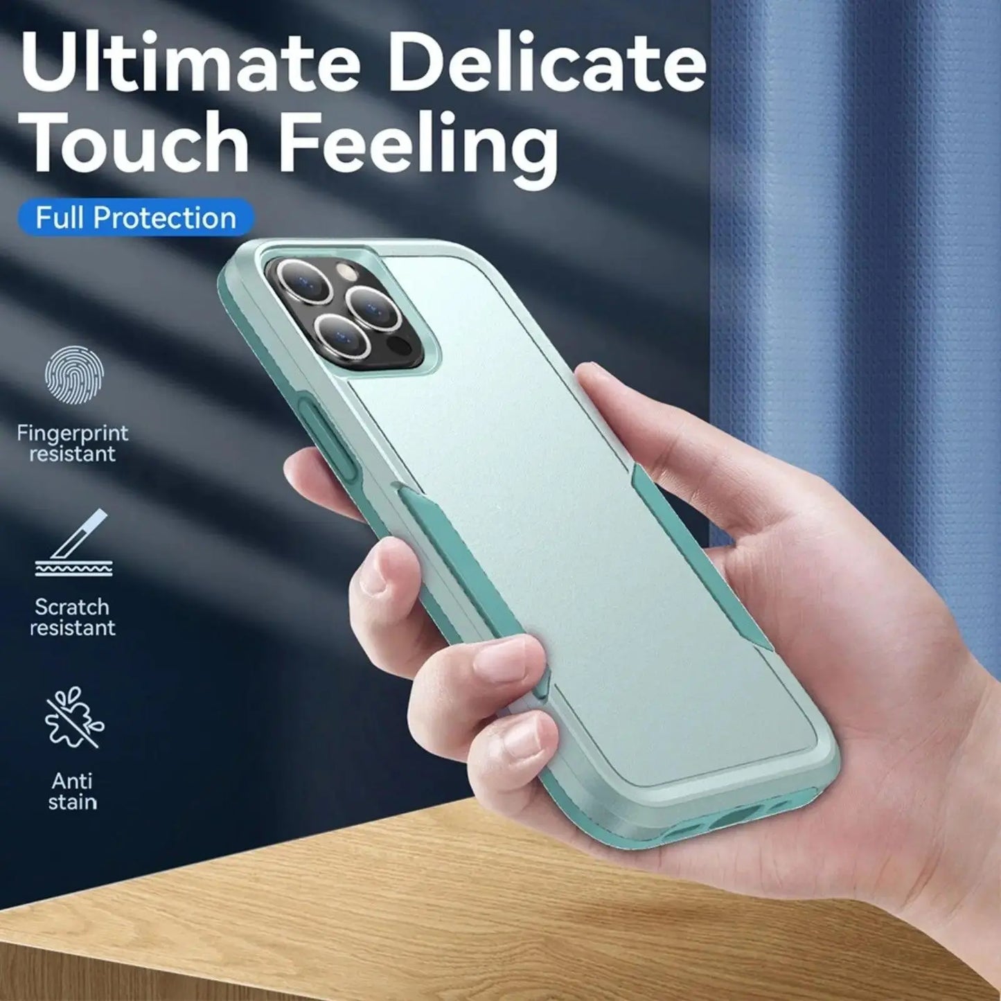 Dual Layer Shockproof Case Cover For Iphone 14 Pro - MyMobile