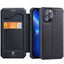 Dux Ducis Skin-x Series Magnetic Flip Case Cover For Iphone 13 Pro-black