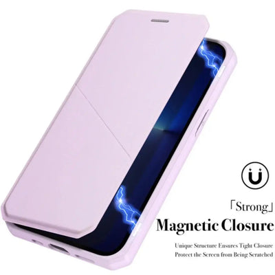 Dux Ducis Skin - x Series Magnetic Flip Case Cover For Iphone 13 Pro - pink - MyMobile