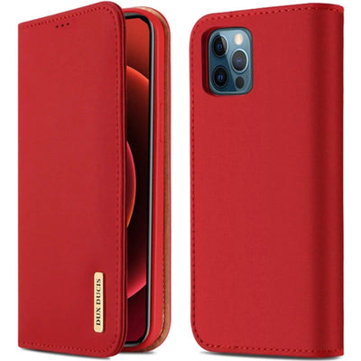 Dux Ducis Wish Series Leather Case For Iphone 12 Pro Max 6.7 Red - MyMobile