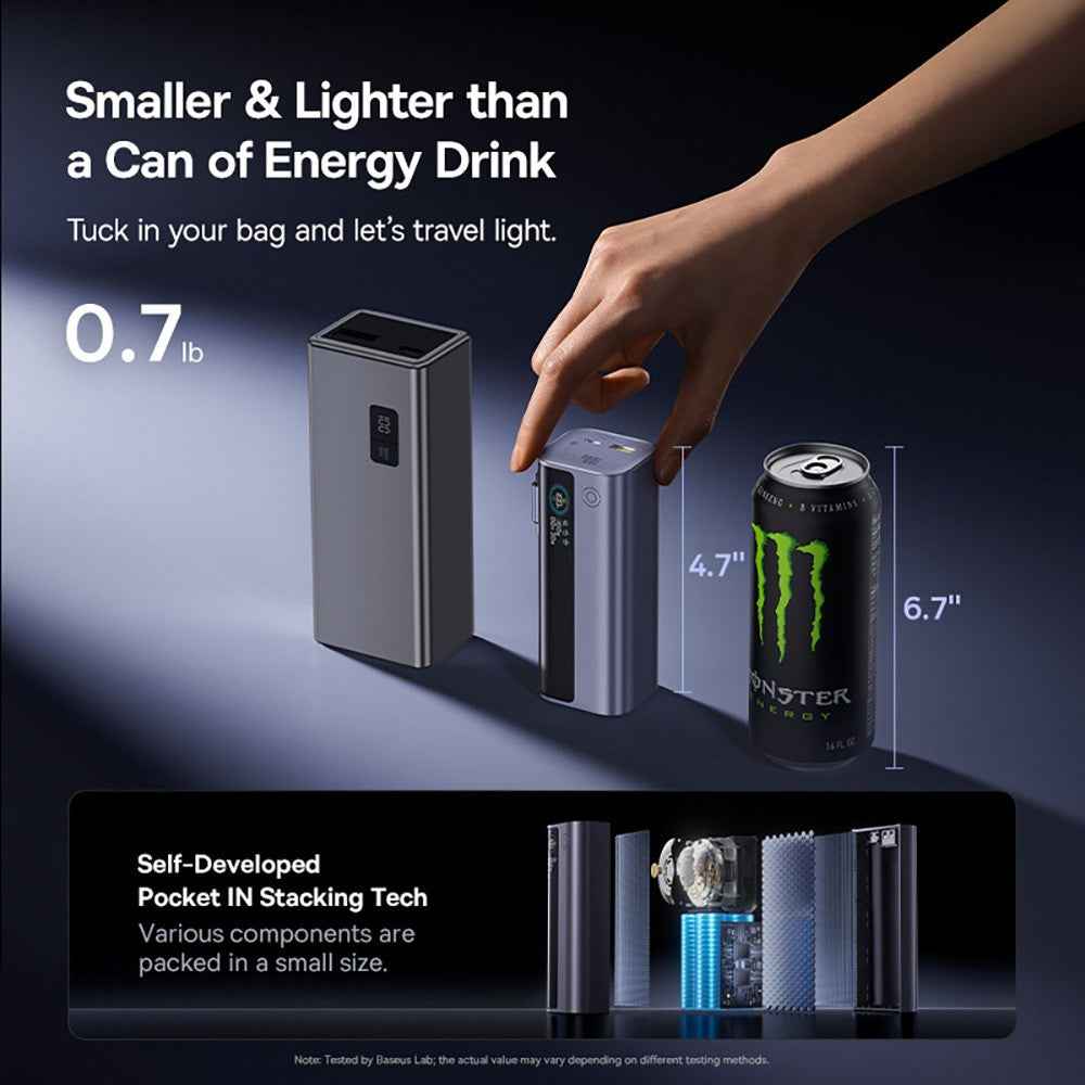 Baseus EnerGeek GR11 Power Bank With Retractable Cable 10,000mAh 100W