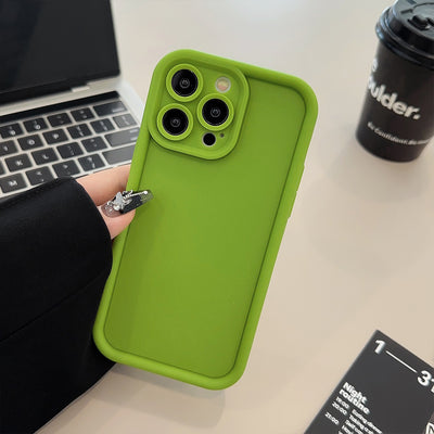 Solid Color All-inclusive Silicone Phone Case For iPhone 16