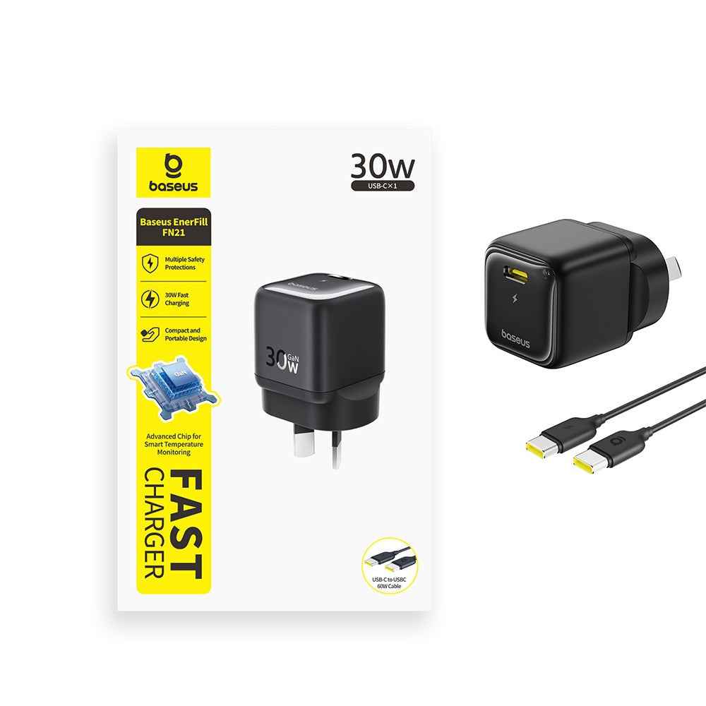 Baseus EnerFill FN21 Fast Charger 1C 30W AU