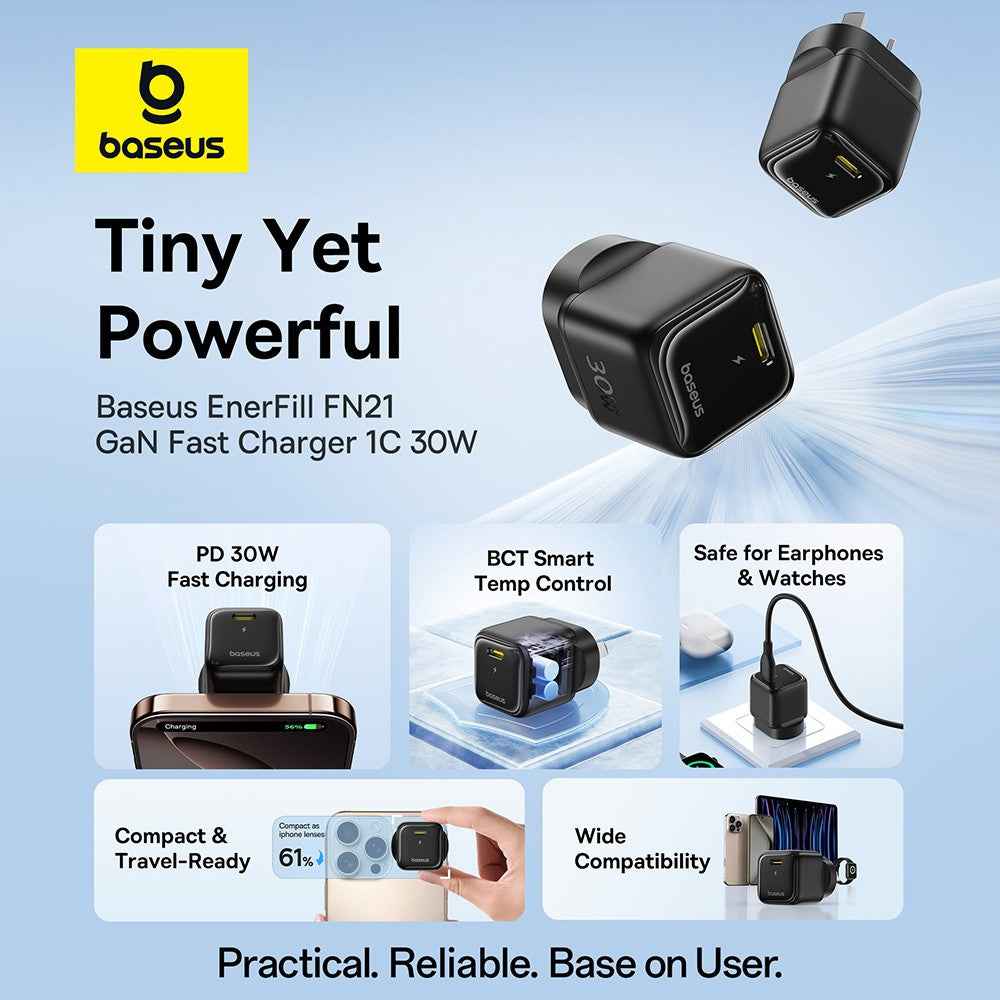 Baseus EnerFill FN21 Fast Charger 1C 30W AU