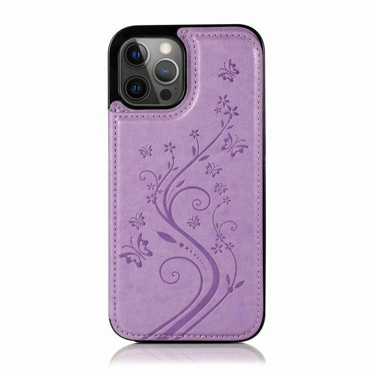 Butterfly Embossed Phone Case For iPhone 14