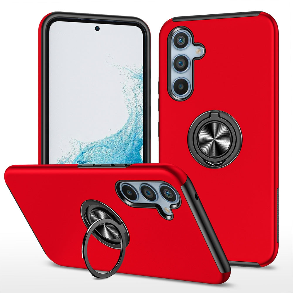 Magnetic Ring Holder Shockproof Case Cover for Samsung Galaxy S24 FE