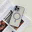 Magnetic Charging Mobile Phone Case With Plated Frame For iPhone 14