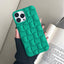 Women's Fashion Woven Check Cell Phone Case For iPhone 14