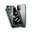 High Definition Double-sided Glass Metal Magnetic Phone Case For iPhone 15