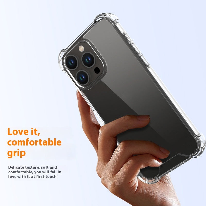 Suitable For 15 Phone Case Summer High-grade Stain-resistant Transparent Phone Case - MyMobile