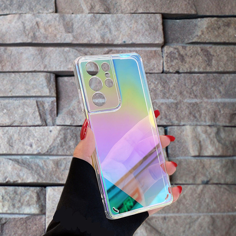 Laser Aurora Mobile Phone Transparent Case - MyMobile