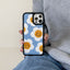 Creative And Simple Flower Plush Phone Case For iPhone 15