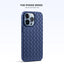 Woven Pattern Phone Case Breathable Heat Dissipation Drop-resistant Protective Cover For iPhone 15