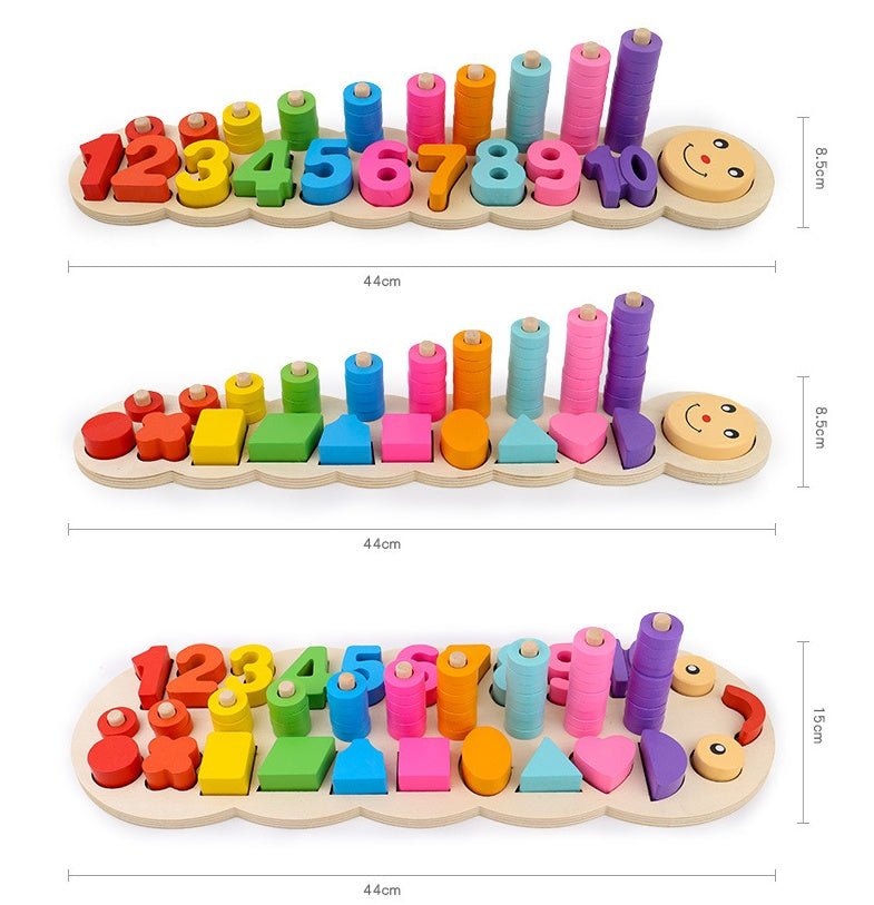 Early Childhood Education Wooden Logarithmic Board For Kids & Children - MyMobile