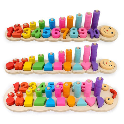 Early Childhood Education Wooden Logarithmic Board For Kids & Children - MyMobile