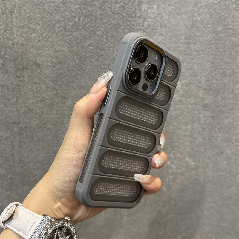 Breathable Heat Dissipation Mesh Case For iPhone 15