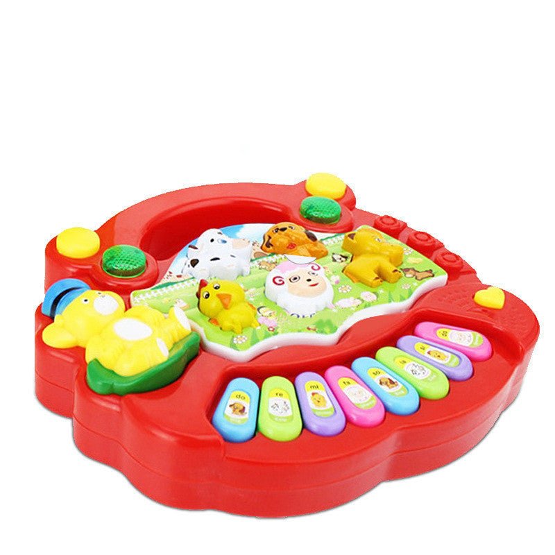 Educational Toys Farm Animal Keyboard Musical Instrument Child Baby Toys - MyMobile