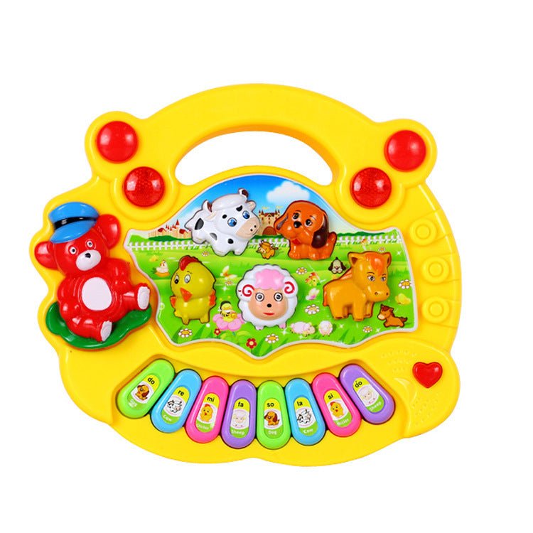 Educational Toys Farm Animal Keyboard Musical Instrument Child Baby Toys - MyMobile