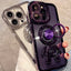 Ring Holder Transparent Silicone Phone Case For iPhone 14