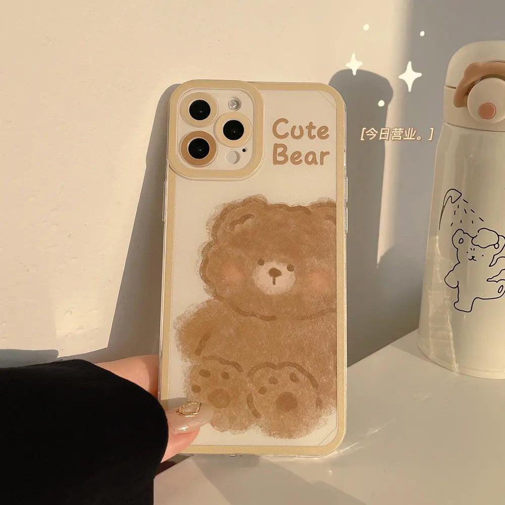 Creative Cartoon Printed Silicone Phone Case - MyMobile