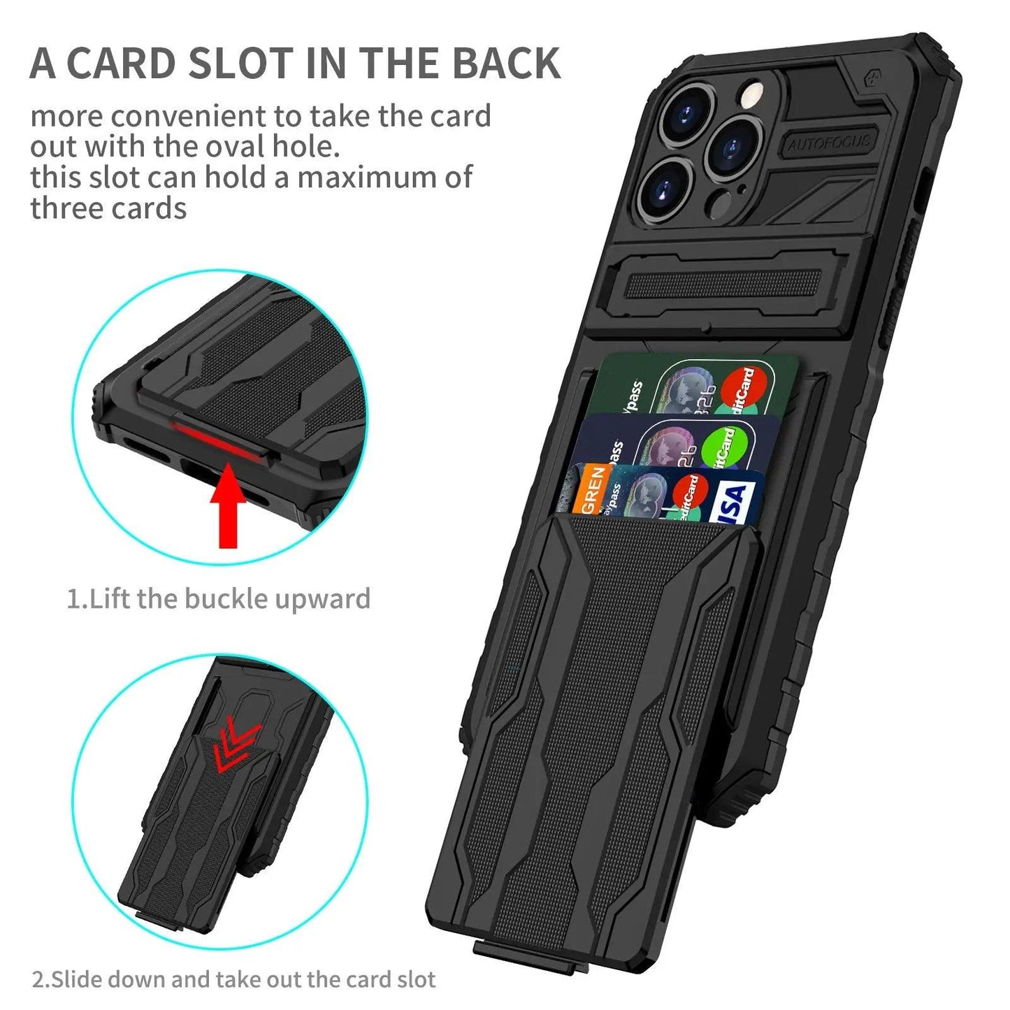 Tpu Card Shatterproof Mobile Phone Case - MyMobile