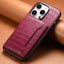 Card Pattern Leather Case Phone Case