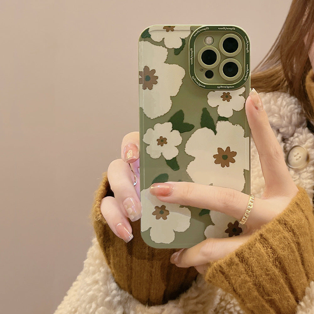 Back Cover Flower Art Applicable Phone Case For iPhone 15