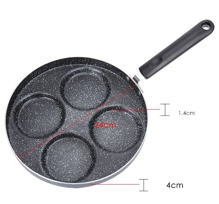 Egg Frying Pan Nonstick Pancake Pans 4 - Cups Cookware Pancake Pan Egg Pan Suitable For Gas Stove - MyMobile