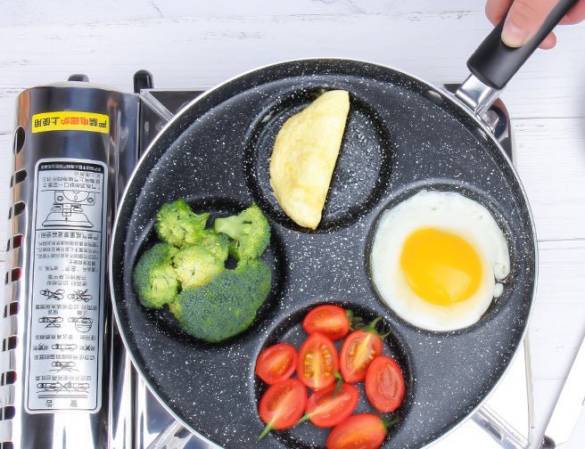 Egg Frying Pan Nonstick Pancake Pans 4 - Cups Cookware Pancake Pan Egg Pan Suitable For Gas Stove - MyMobile